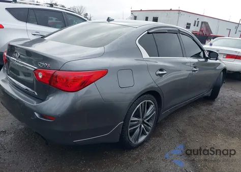 2015 Infiniti Q50 Sport z USA, uszkodzony, nr VIN JN1BV7AR6FM391868